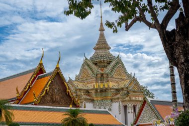 Bangkok, Tayland 'daki Wat Pho tapınağı kompleksi.