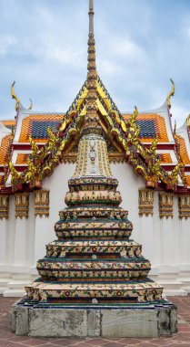 Bangkok, Tayland 'daki Wat Pho tapınağı kompleksi.