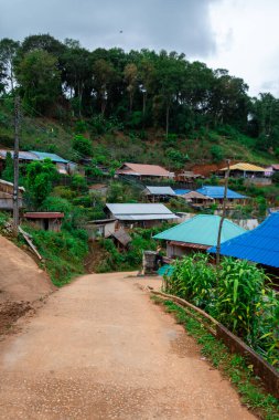 Kuzey Tayland 'daki Pa Tueng dağ köyü, Laos sınırına yakın.