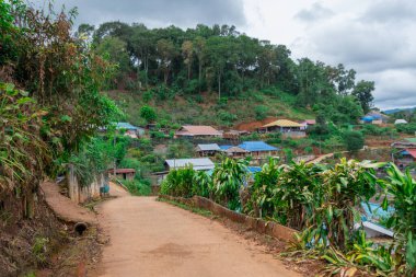 Kuzey Tayland 'daki Pa Tueng dağ köyü, Laos sınırına yakın.