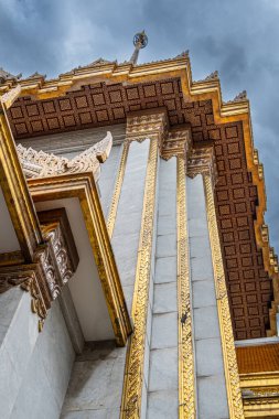 Bangkok, Tayland 'daki tapınağın mimari detayları