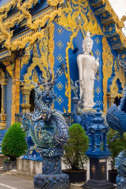 Chiang Rai Tayland 'daki Mavi Tapınak