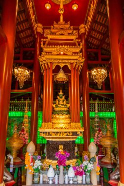 Chiang Rai zümrüt budha 'nın iç mekanı.