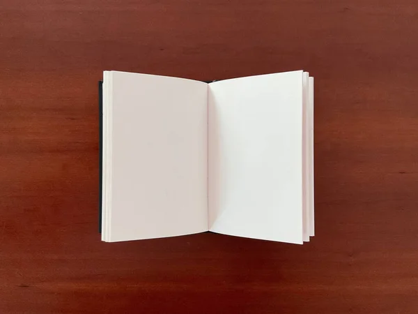 Cuadernos Imágenes Con Hojas Blanco Para Usar Crear Mensajes Composiciones — Foto de Stock