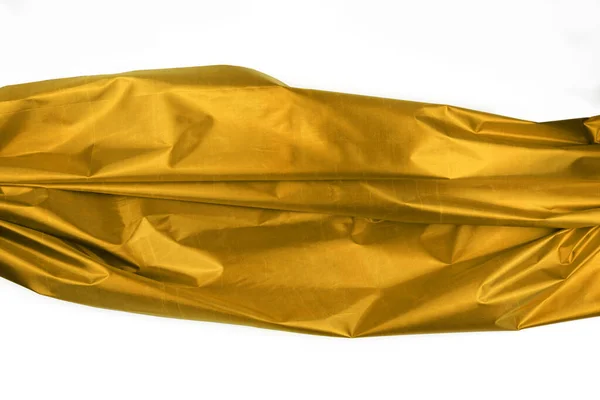 Szöveti Függöny Arany Háttér Elvont Háttér Alaktalan Üres Felület Luxus — Stock Fotó