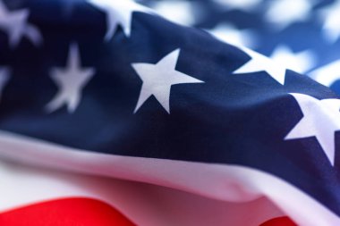 4 Temmuz Vatanseverlik Günü ABD Sembolleri. Ulusal kutlama 4 Temmuz federal bayramı Amerika Birleşik Devletleri. Amerikan bayrağı Yıldızlar ve Çizgiler Kırmızı, Beyaz ve Mavi Eski Zafer Yıldızlı Bayrağı