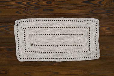 El işi örgü, hobiler, el işleri ve el yapımı peçeteler, el işi, peçete, peçete. Boş kopyalama alanı.