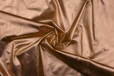 Kumaş örtüsü arkaplan soyut arkaplan. Beyaz ipek, altın yıldızlı saten. Şekilsiz boş yüzey. tasarım için boşluk kopyala