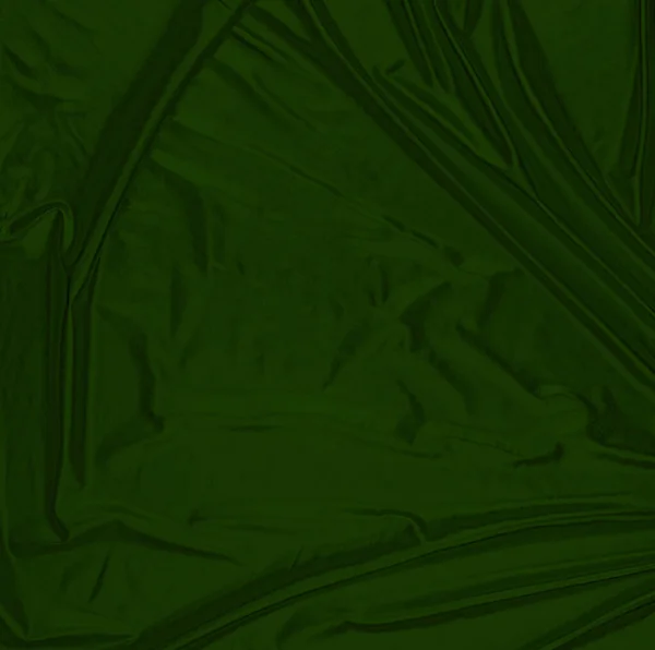 Stofdoek Achtergrond Abstracte Achtergrond Groene Zijde Satijn Vormloos Leeg Oppervlak — Stockfoto