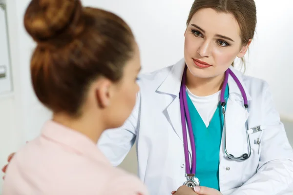 Cheering patient — Stock Photo, Image