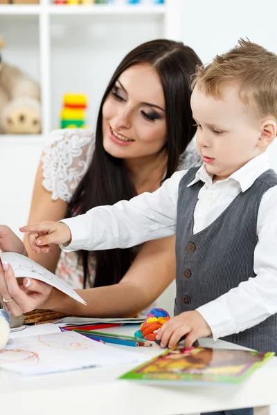 Mãe e filho — Fotografia de Stock