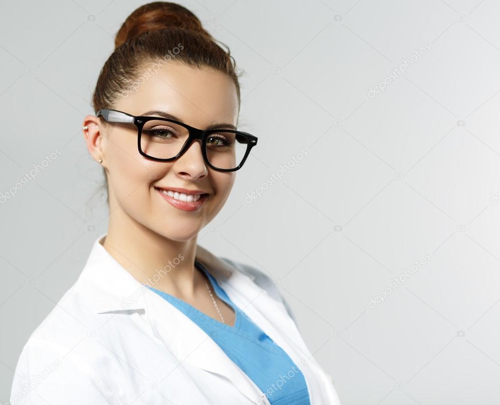 Doctor in glasses