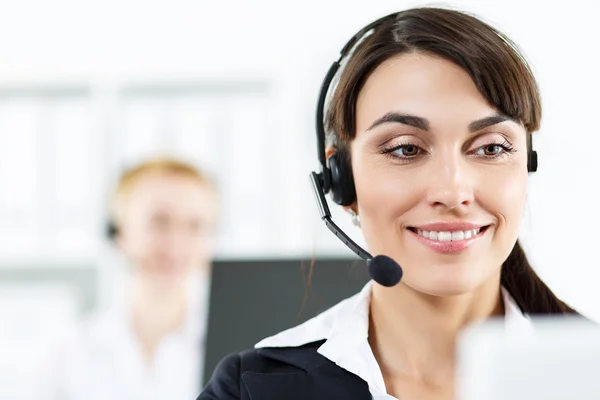 Operadores de serviço de call center — Fotografia de Stock