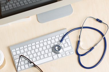 Üst tablo görünümünden çalışma tıp doktor