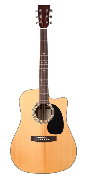 Classic shape western acoustic guitar — Stock Photo, Image