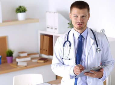 Physician waiting for patient