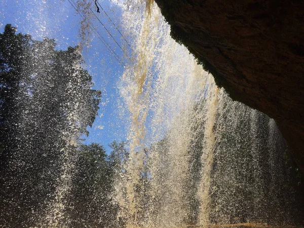 Wasserfall Auf Einem Gebirgsfluss Vietnam — Stockfoto