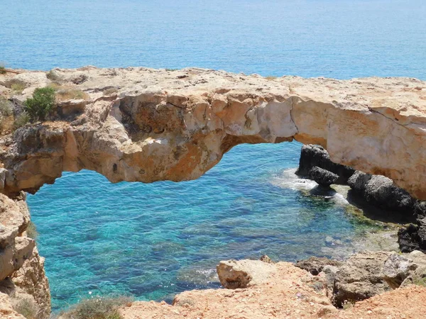 Όμορφο Θαλασσογραφία Cape Kavo Greco Αγία Νάπα Πρωταρά Κύπρος — Φωτογραφία Αρχείου