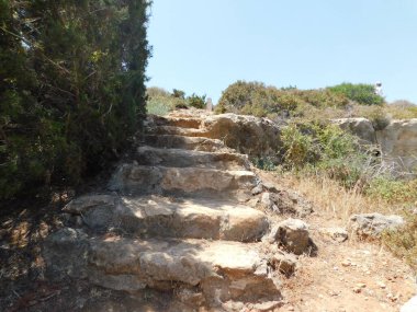 Güzel deniz manzaralı Cape Kavo Greco. Ayia Napa. Protaras. Kıbrıs