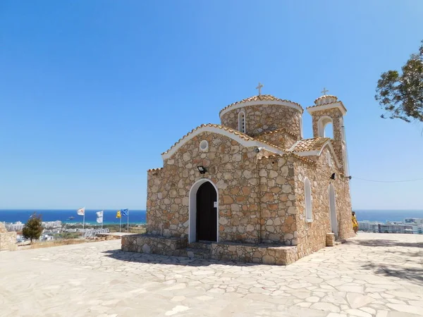 Orthodoxe Kerk Profitis Ilias Gelegen Nabij Protaras Cyprus — Stockfoto