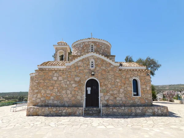 Orthodoxe Kerk Profitis Ilias Gelegen Nabij Protaras Cyprus — Stockfoto