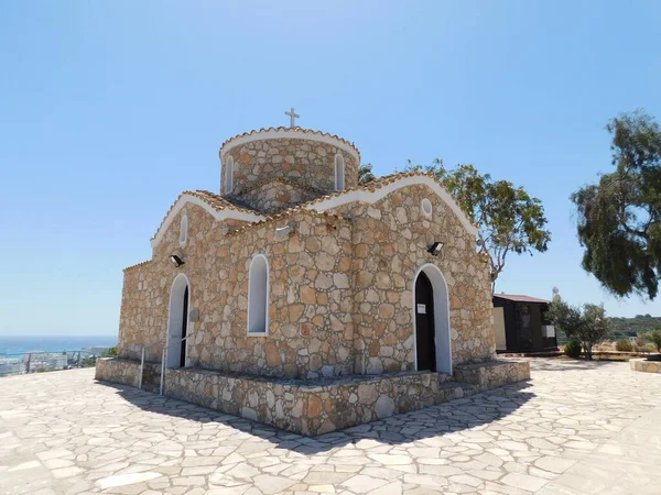 Orthodoxe Kerk Profitis Ilias Gelegen Nabij Protaras Cyprus — Stockfoto