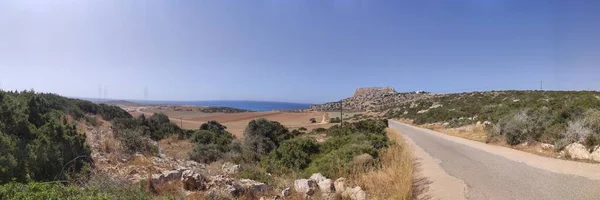 Estrada Rural Montanha Ayia Napa Chipre — Fotografia de Stock