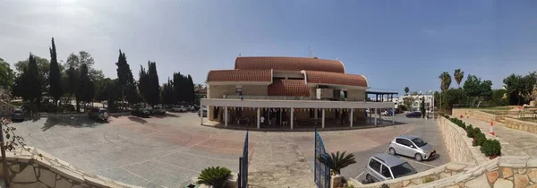 Bella Chiesa Sulla Spiaggia Sull Isola Cipro Cipro Aprile 2021 — Foto Stock