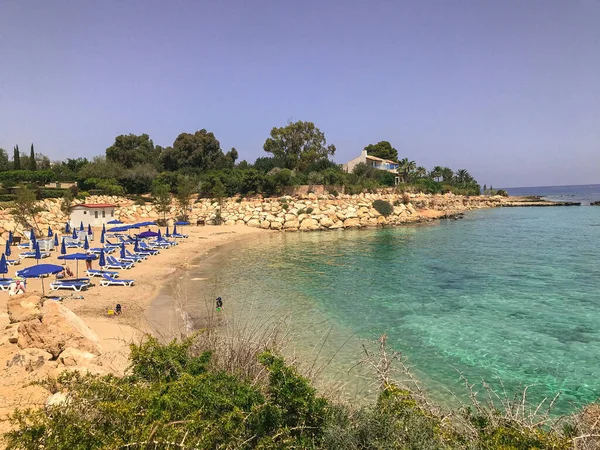 美丽的海景 卡沃角 格里科 Ayia Napa Protaras 塞浦路斯 — 图库照片