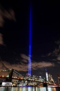 NYC skyline haraç ışıklar