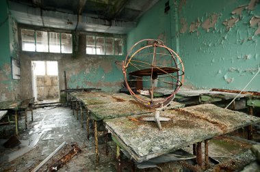 okul şehrin Pripyat kabine astronomi