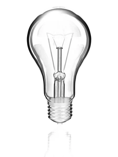 Lampada elettrica su sfondo bianco — Foto Stock