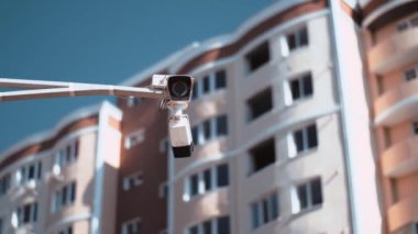 Güvenli kameralar altında hareket görüntüsü