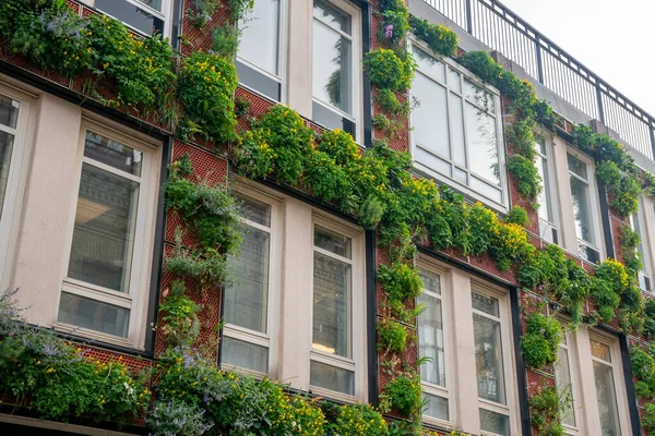 Beautiful luxury Real estate flat building with Detailed facade mix of new and old styles in the city center of Gothenburg, Sweden.