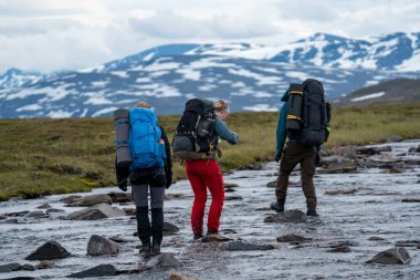 Padjelanta Ulusal Parkı, Avrupa 'da uzun yürüyüşler sırasında takım çalışması