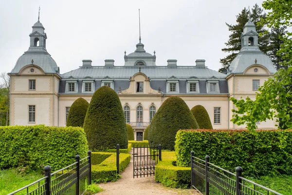 Kronovalls Slott Och Vacker Kunglig Trädgård Österlen Skane — Stockfoto