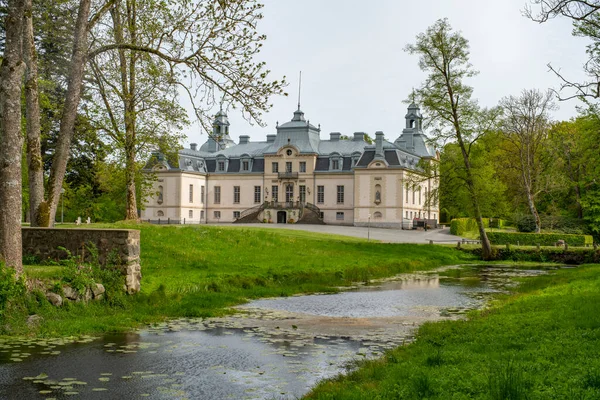 Château Kronovall Beau Jardin Royal Osterlen Skane Suède Sud — Photo