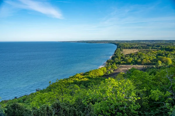 Stenshuvud National Park Overlooking Lush Forests High Biodiversity Long Sandy — Stockfoto