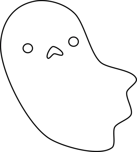 Bir kalıbın clipart ana hatının vektör çizimi