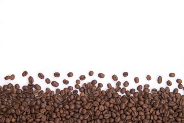 kahve çekirdeği ve koyu kahve