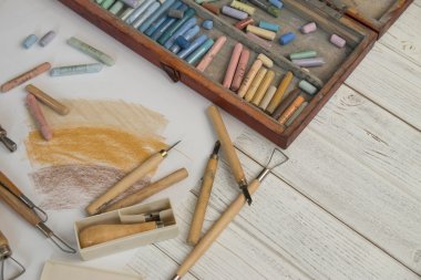 Sanat araçlar tablo