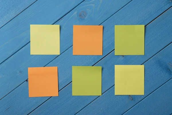 Colored note papers, remember — Stock Photo, Image