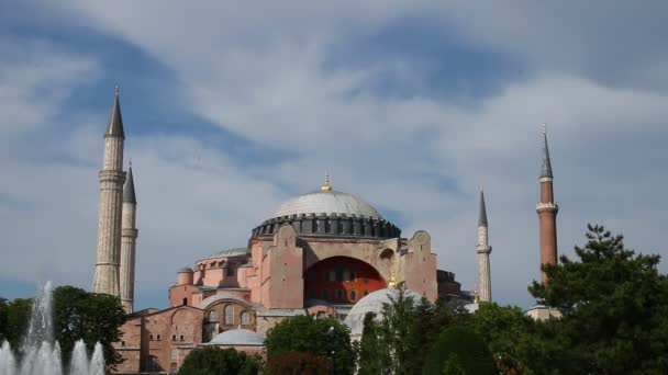 Hagia sophia Meczet w Stambule — Wideo stockowe