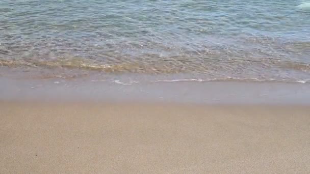 Hullámok a tengerparton — Stock videók