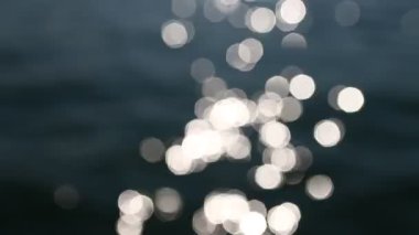 denizin üzerinde bokeh