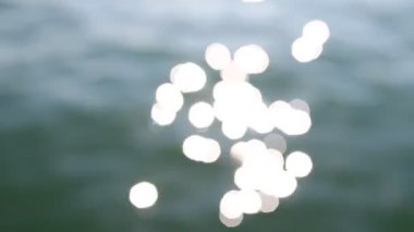 denizin üzerinde bokeh