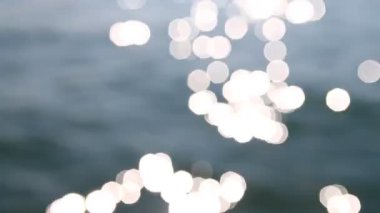 denizin üzerinde bokeh