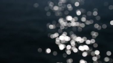 denizin üzerinde bokeh