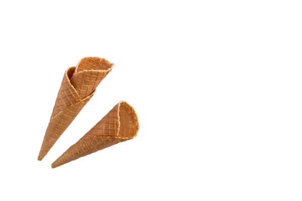 Cone de sorvete isolado — Fotografia de Stock