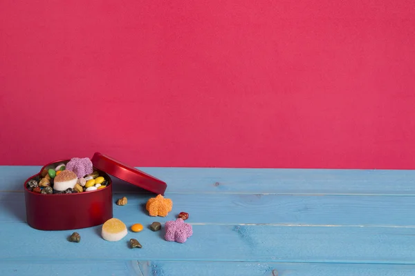 Rote Zuckerdose für eid — Stockfoto